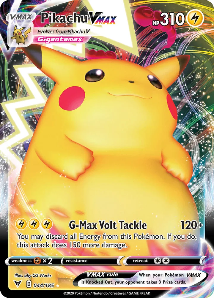 Pikachu VMAX, Vivid Voltage 044/185