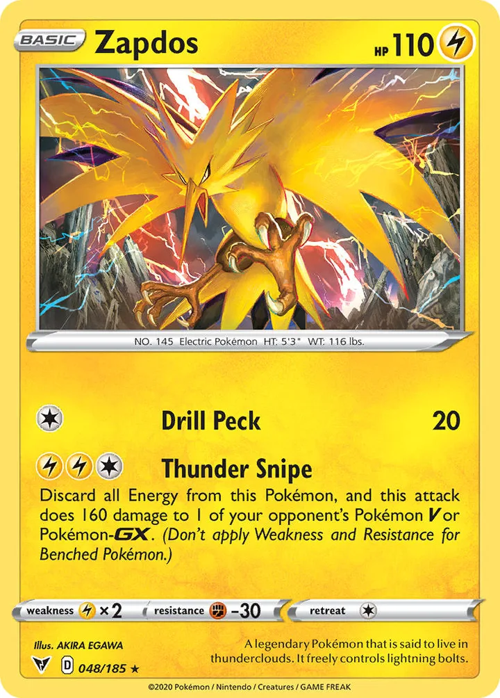 Zapdos, Vivid Voltage 048/185