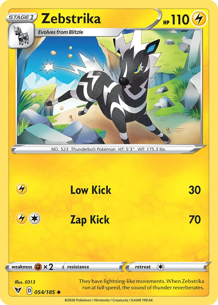Zebstrika, Vivid Voltage 054/185