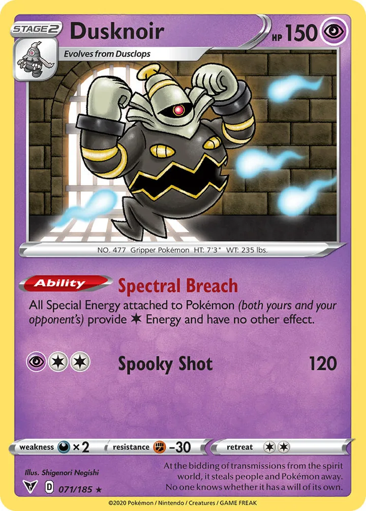 Dusknoir, Vivid Voltage 071/185
