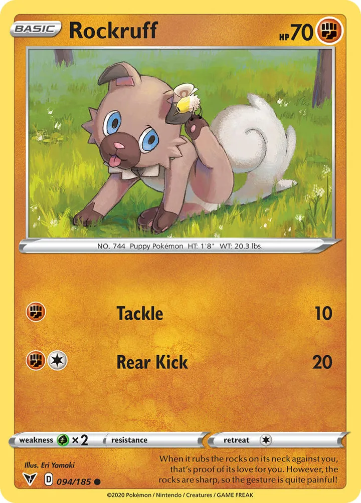 Rockruff, Vivid Voltage 094/185