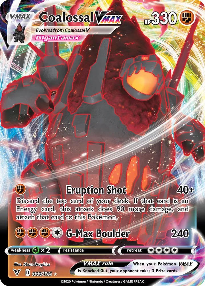 Coalossal VMAX, Vivid Voltage 099/185