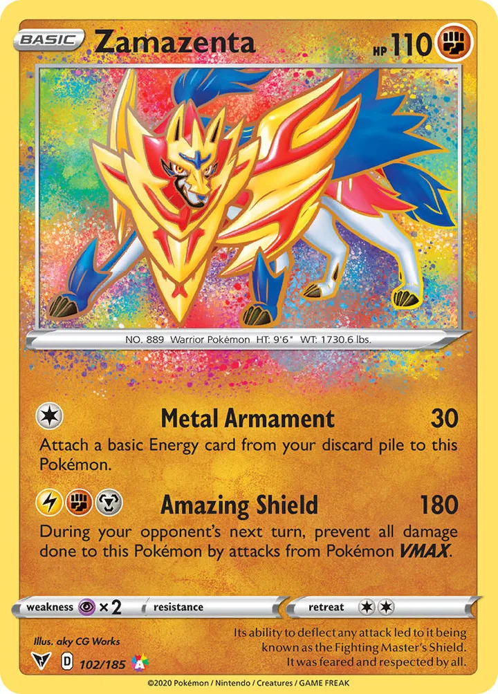 Zamazenta, Vivid Voltage 102/185