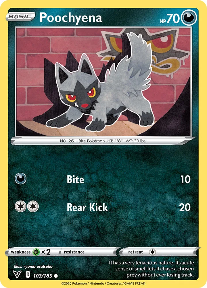 Poochyena, Vivid Voltage 103/185