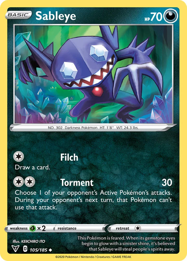Sableye, Vivid Voltage 105/185
