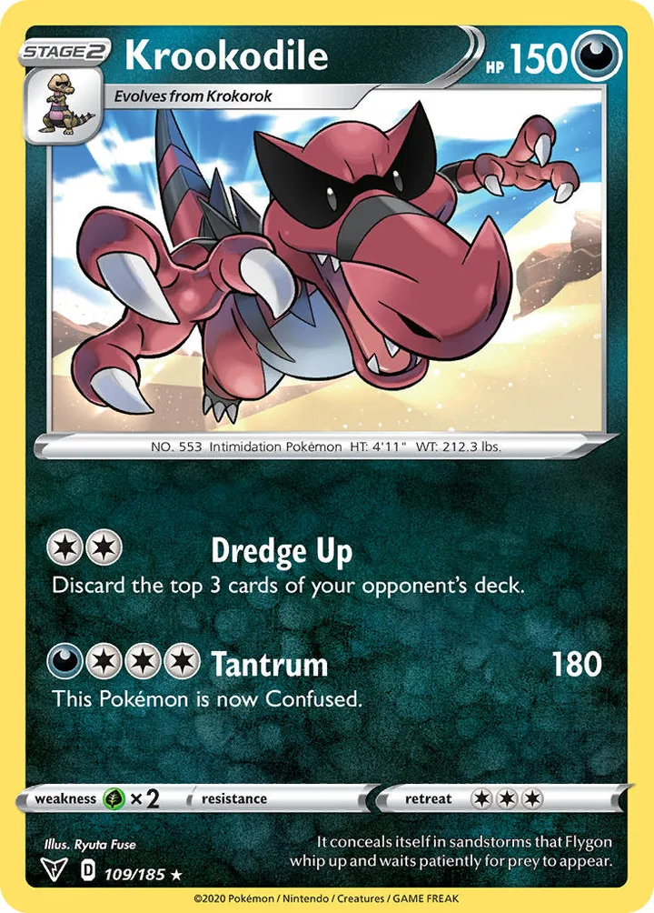 Krookodile, Vivid Voltage 109/185