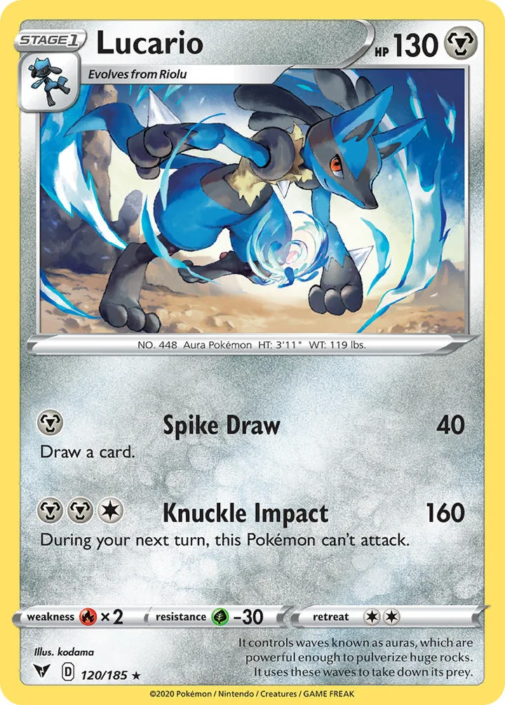Lucario, Vivid Voltage 120/185