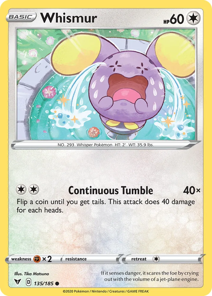 Whismur, Vivid Voltage 135/185