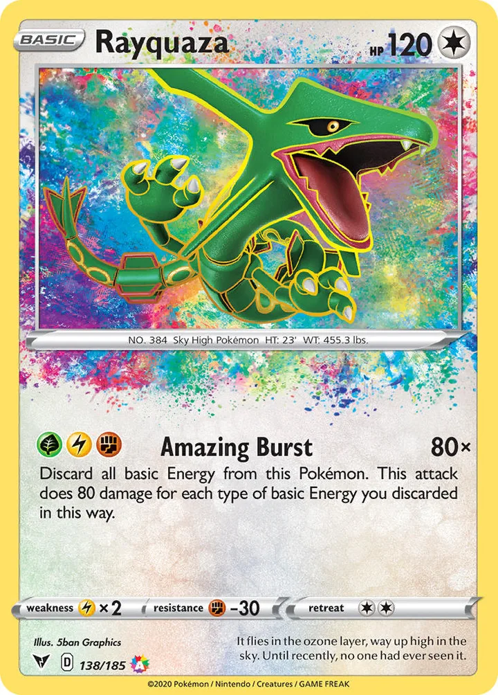 Rayquaza, Vivid Voltage 138/185
