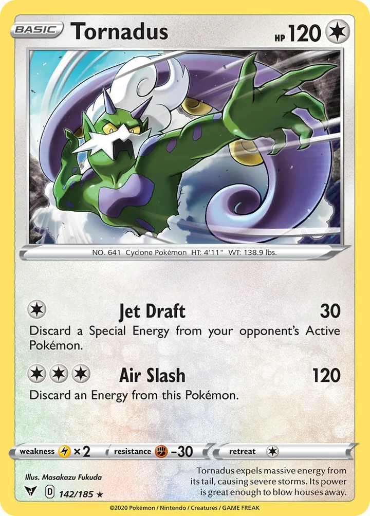 Tornadus, Vivid Voltage 142/185