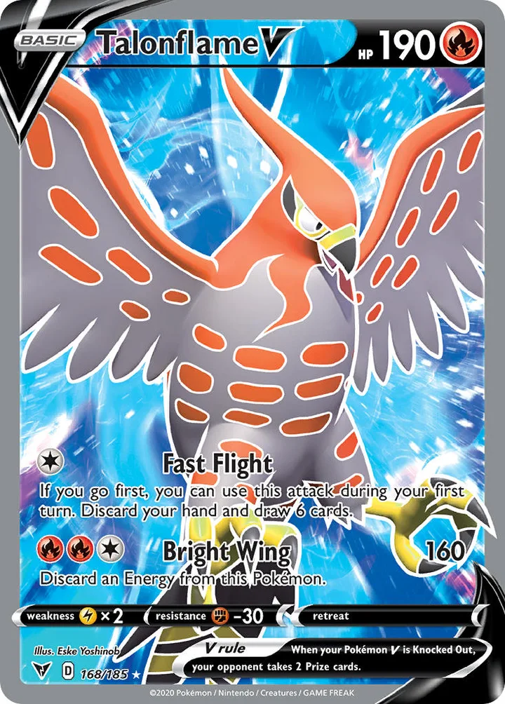 Talonflame V, Vivid Voltage 168/185
