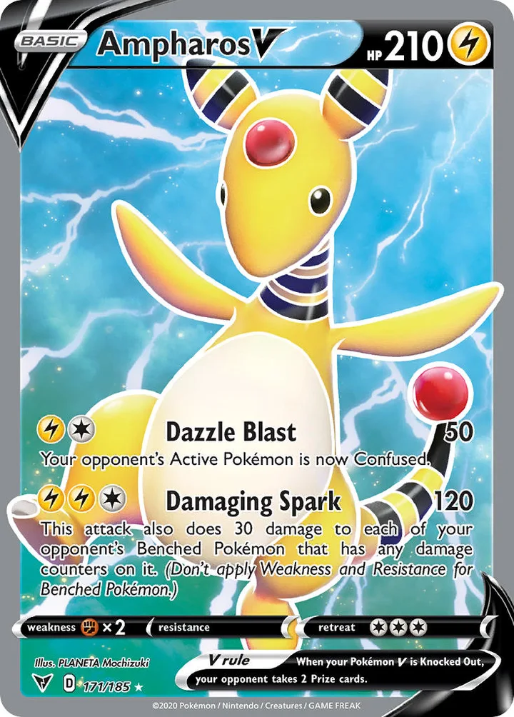 Ampharos V, Vivid Voltage 171/185
