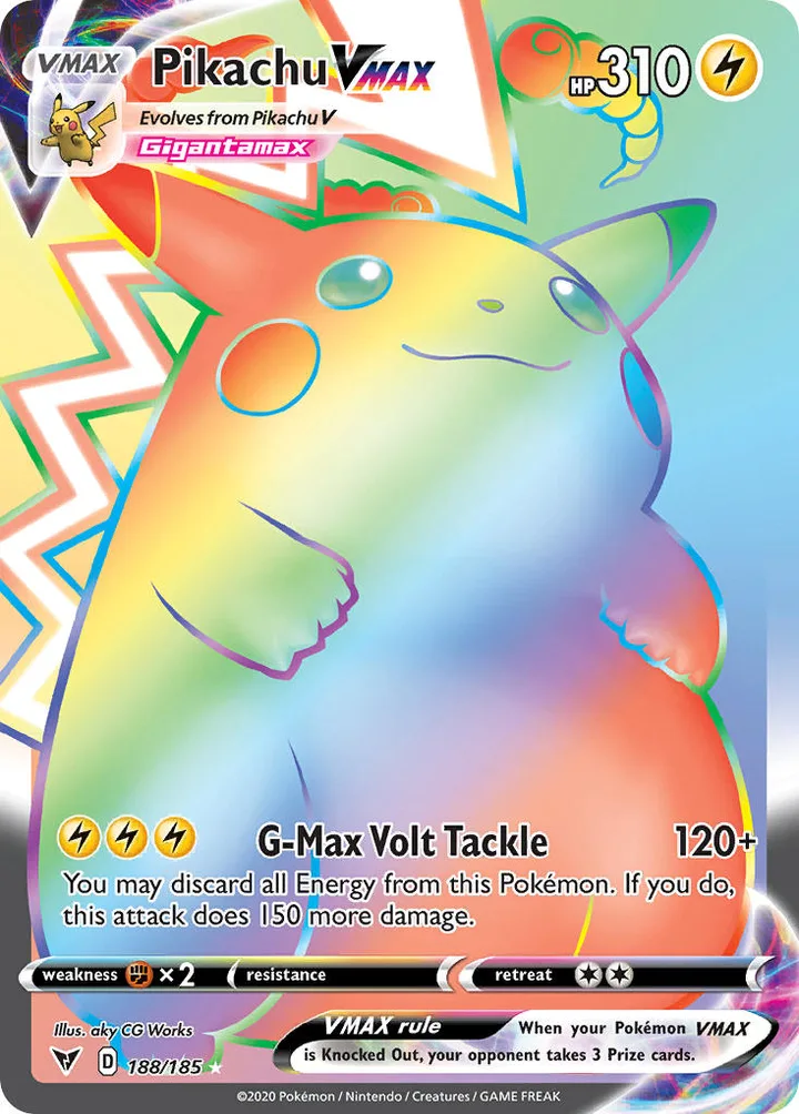 Pikachu VMAX, Vivid Voltage 188/185