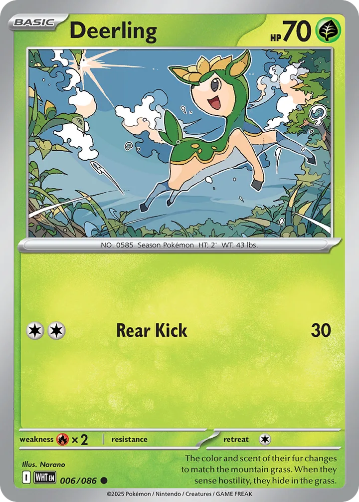 Deerling, White Flare 006/086