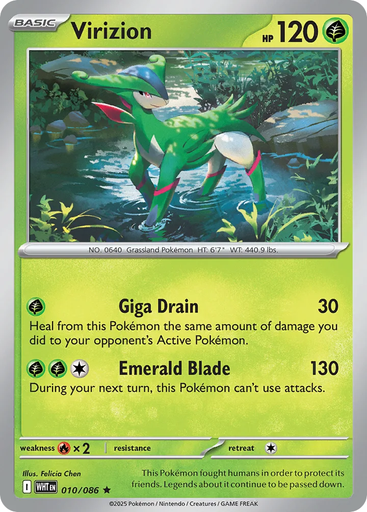 Virizion, White Flare 010/086