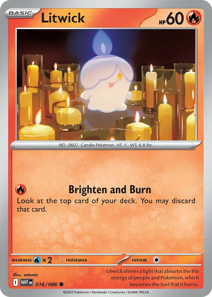Litwick, White Flare 016/086