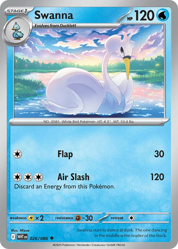 Swanna, White Flare 026/086