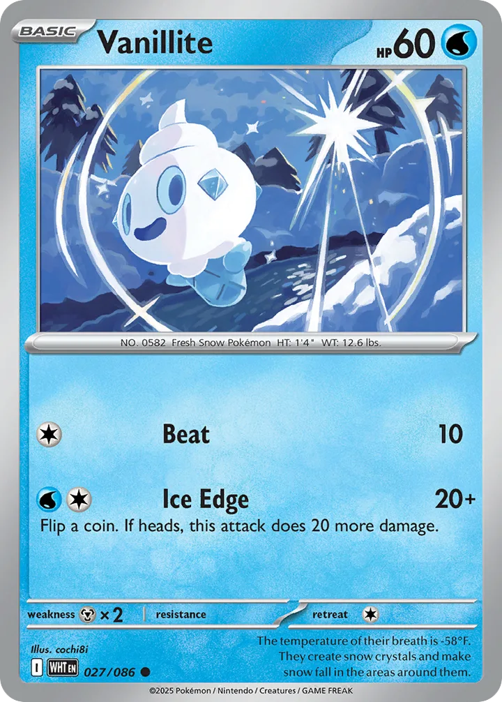 Vanillite, White Flare 027/086