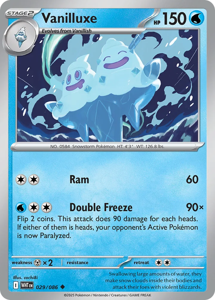Vanilluxe, White Flare 029/086