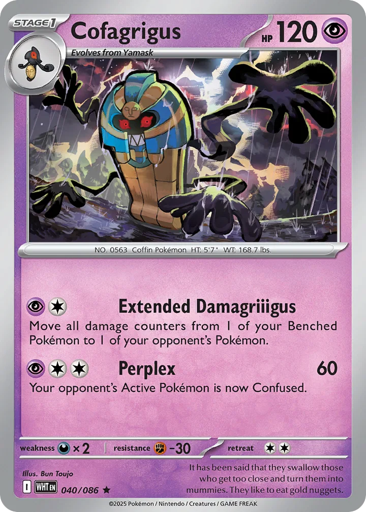 Cofagrigus, White Flare 040/086