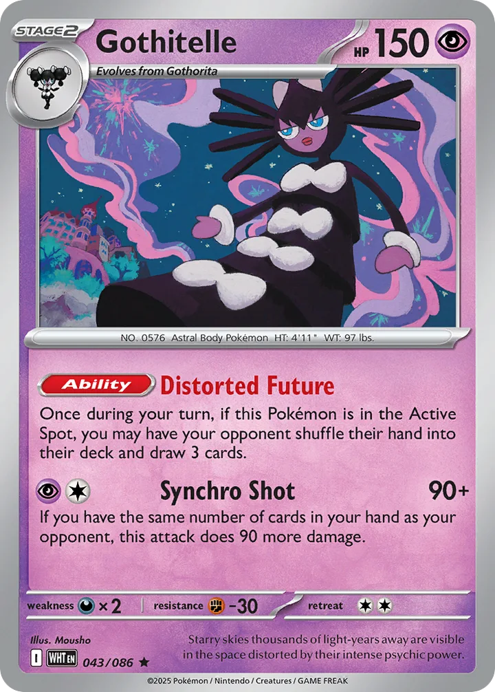 Gothitelle, White Flare 043/086