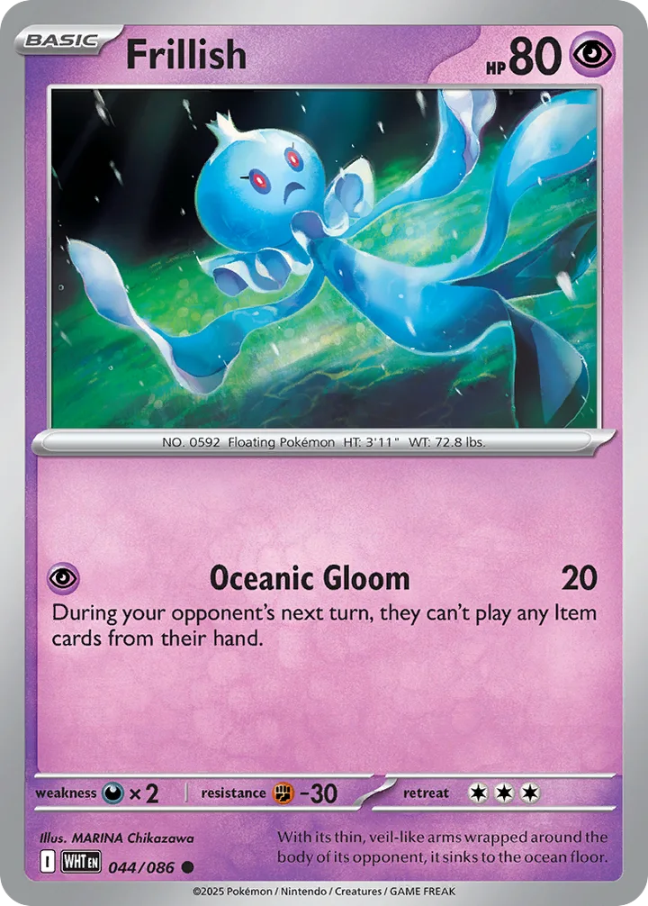 Frillish, White Flare 044/086