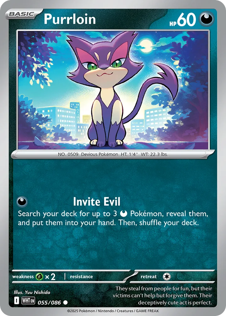 Purrloin, White Flare 055/086