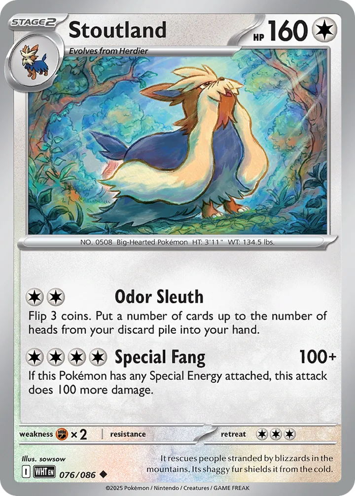 Stoutland, White Flare 076/086