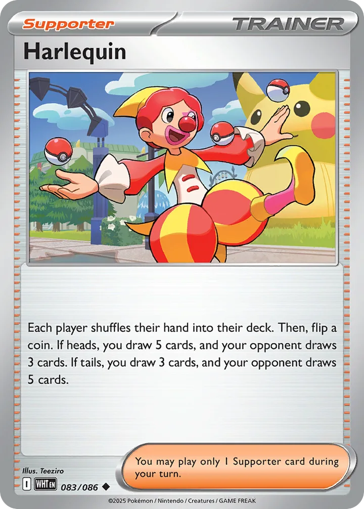 Harlequin, White Flare 083/086