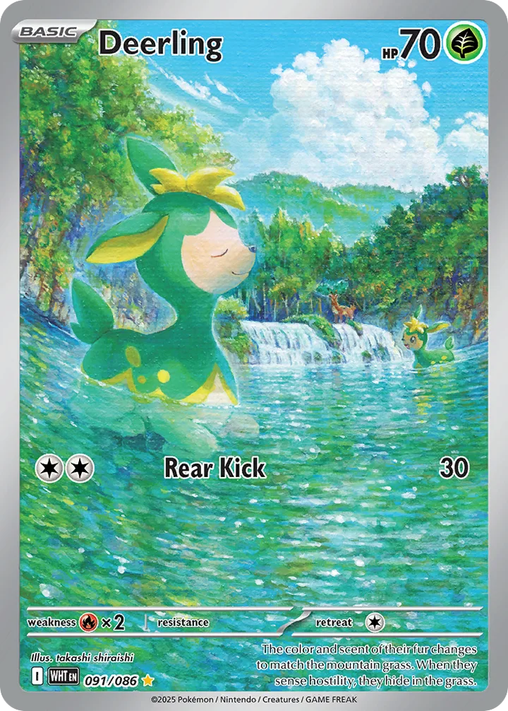 Deerling, White Flare 091/086