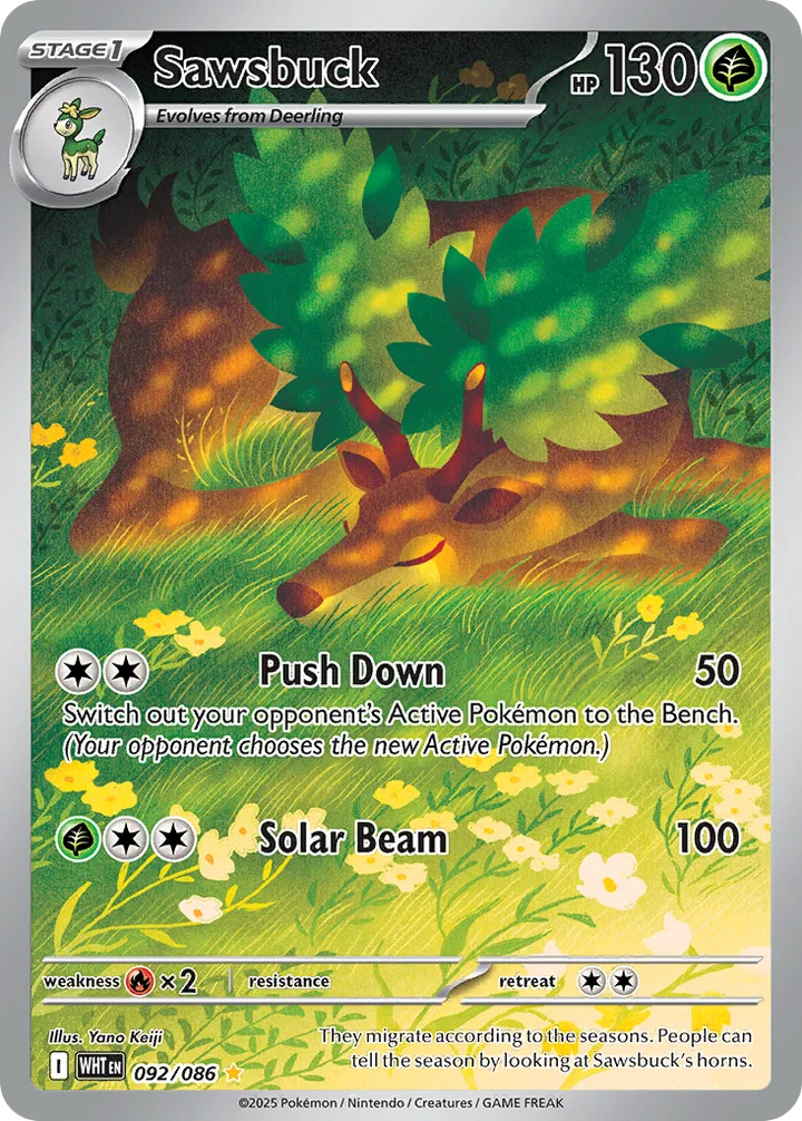 Sawsbuck, White Flare 092/086