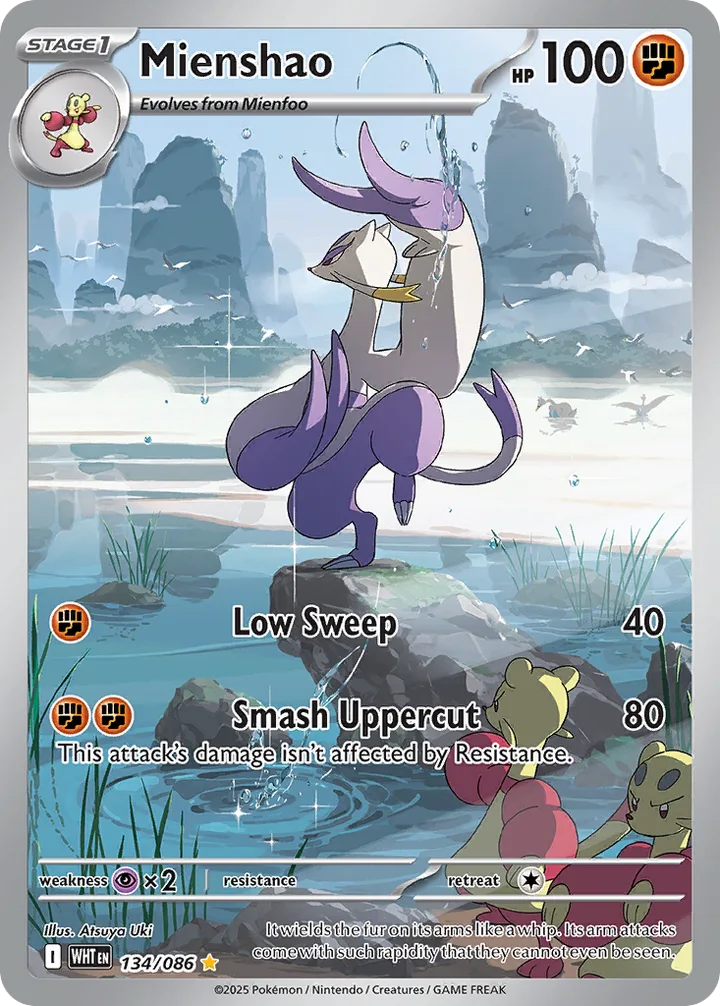 Mienshao, White Flare 134/086
