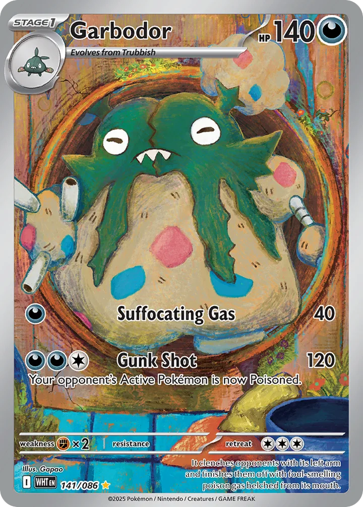 Garbodor, White Flare 141/086