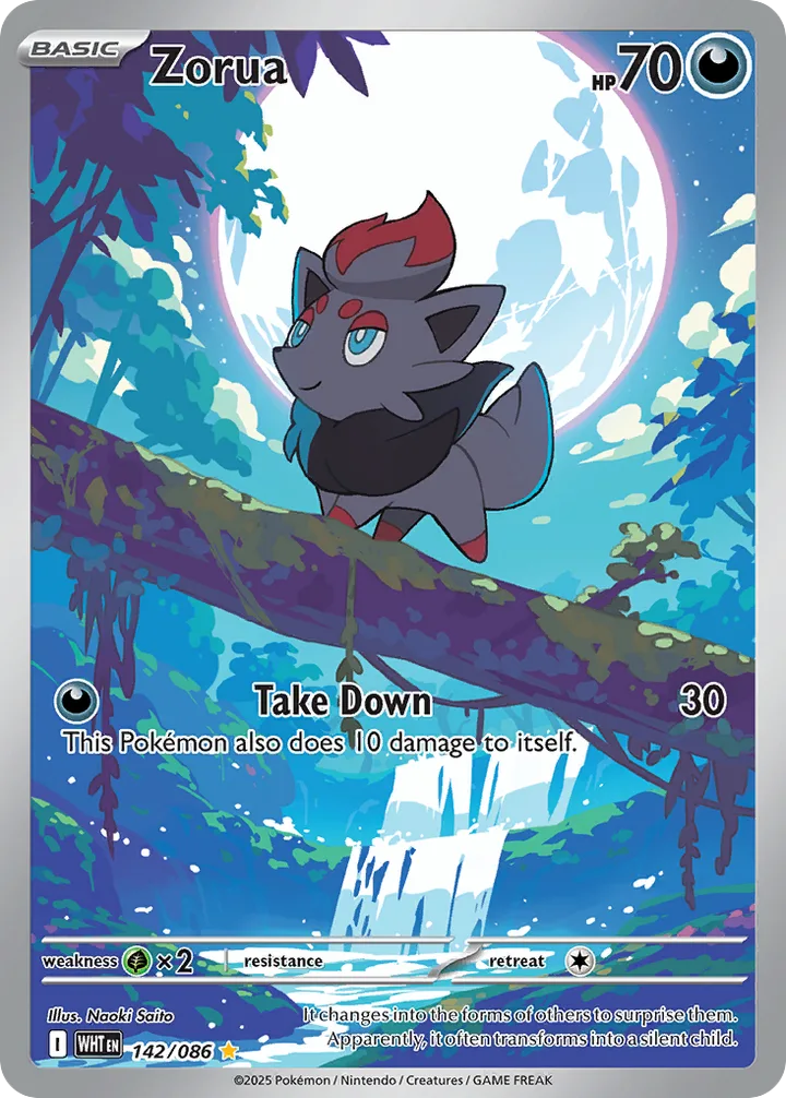 Zorua, White Flare 142/086