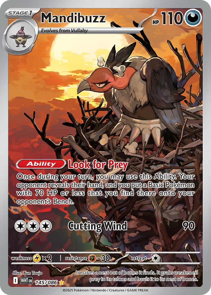 Mandibuzz, White Flare 145/086
