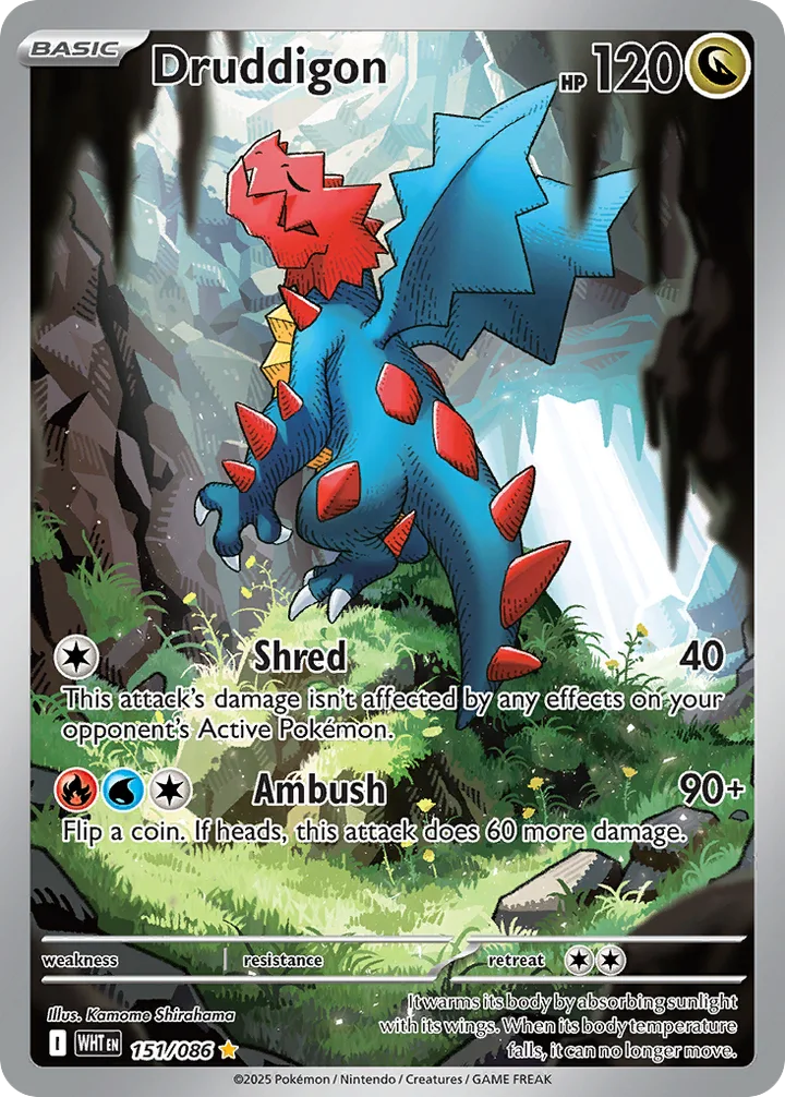 Druddigon, White Flare 151/086
