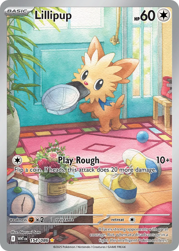 Lillipup, White Flare 154/086