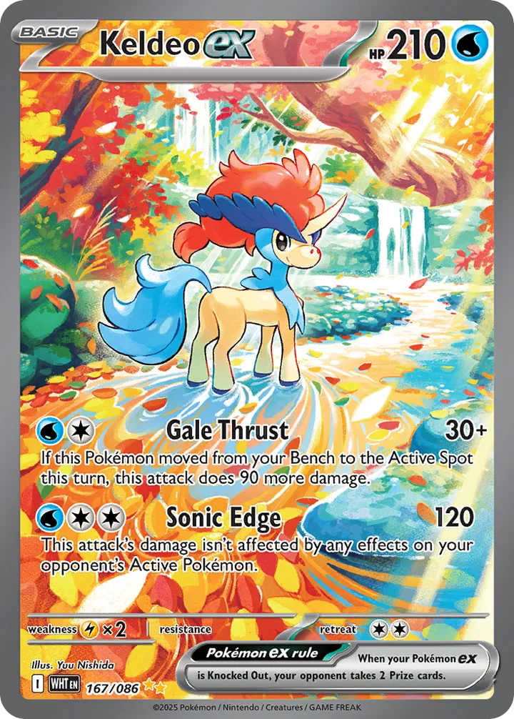 Keldeo ex, White Flare 167/086