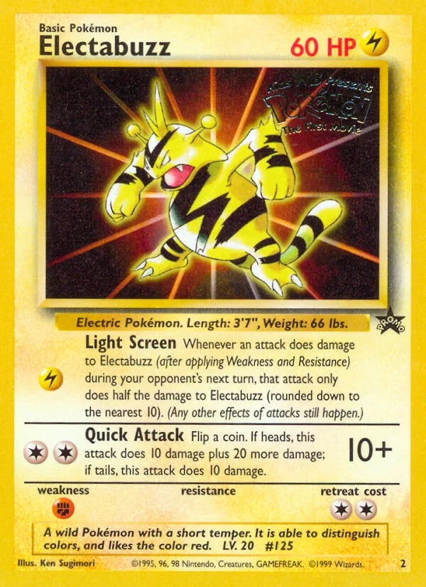 Electabuzz, Wizards Black Star Promos 2