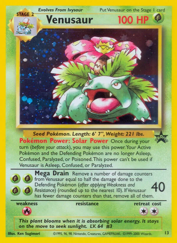 Venusaur, Wizards Black Star Promos 13