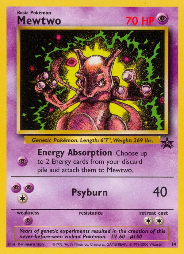 Mewtwo, Wizards Black Star Promos 14