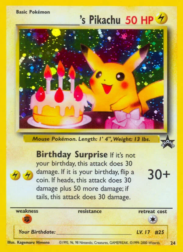 _____’s Pikachu, Wizards Black Star Promos 24