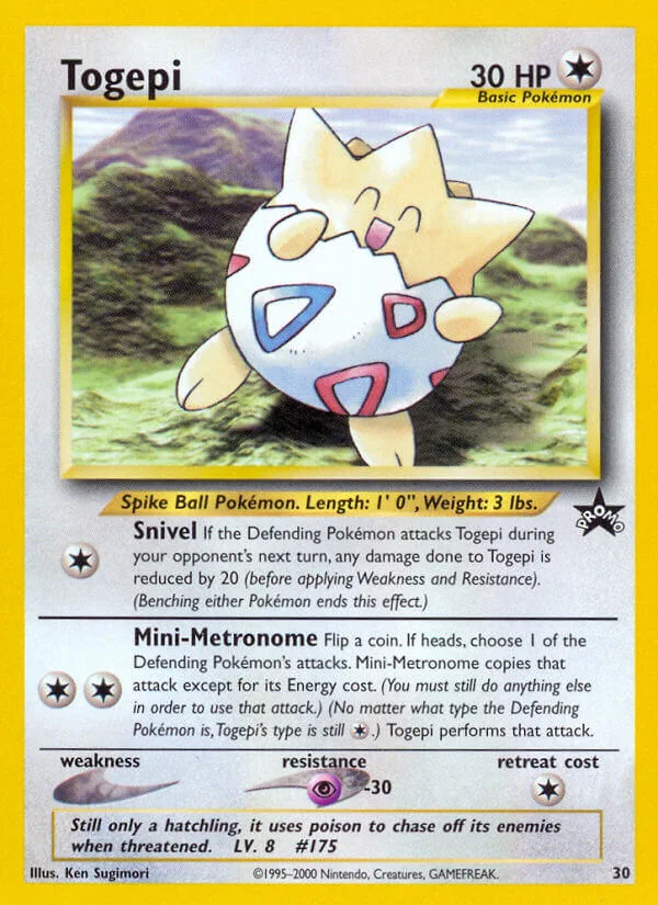 Togepi, Wizards Black Star Promos 30
