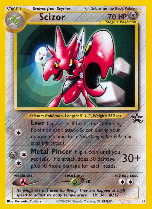 Scizor, Wizards Black Star Promos 33