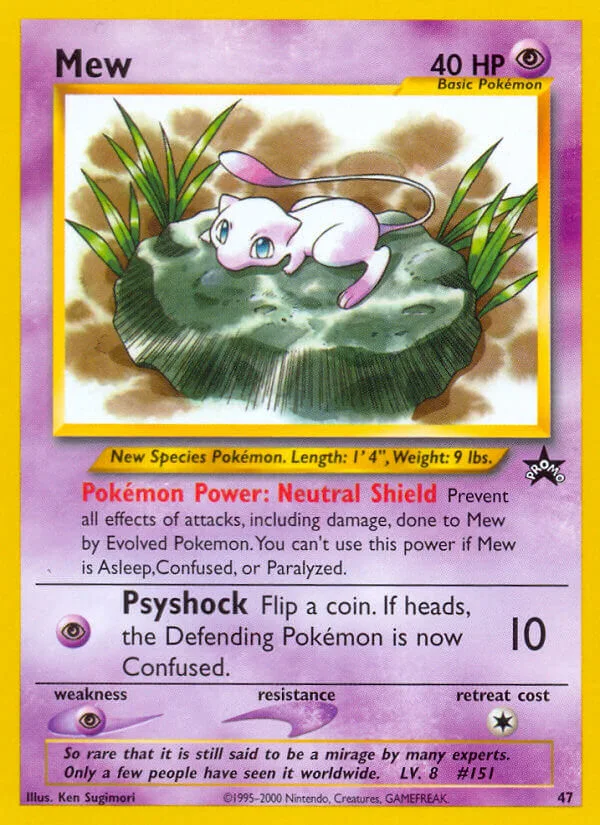 Mew, Wizards Black Star Promos 47