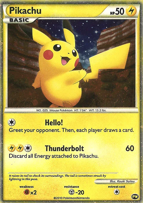 Pikachu, World Collection 1/9