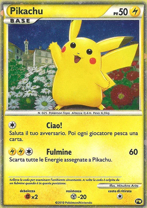 Pikachu, World Collection 2/9