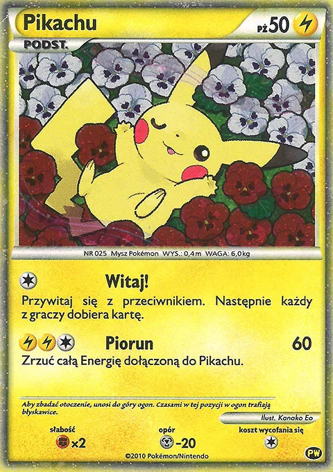 Pikachu, World Collection 8/9