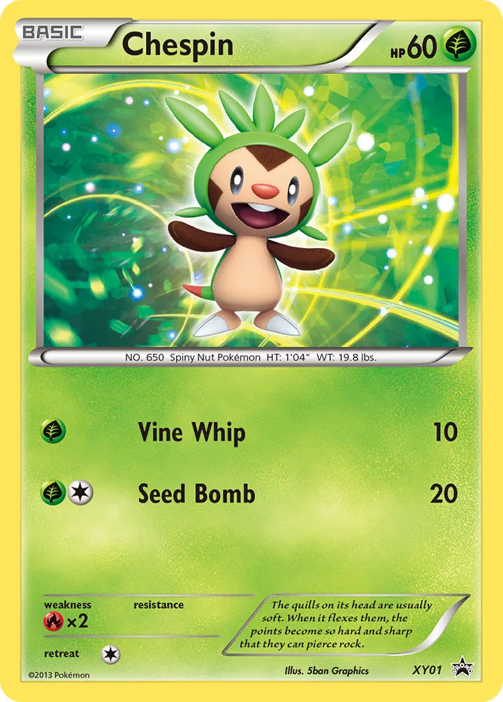 Chespin, XY Promos XY01
