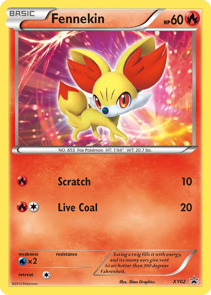 Fennekin, XY Promos XY02